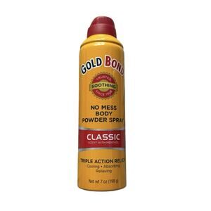 Gold Bond No Mess Body Powder Spray Classic Scent With Talc Discontinued!